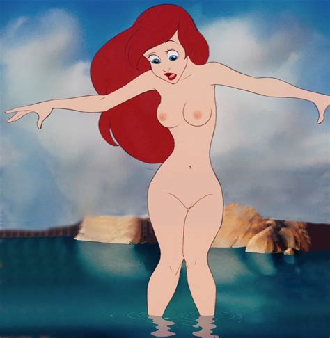 Rule 34 Ariel Blue Eyes Breasts Disney Edit Female Human