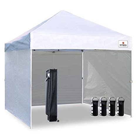 keymaya  ez pop  canopy tent commercial instant shelter   removable sidewalls