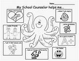 Counselor School Counseling Intro Lessons Grade Activities Elementary Guidance Lesson Class 1st Octopus Inspired Schools Fish Rainbow First Board Office sketch template