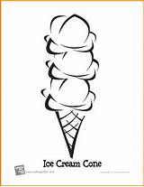 Ice Cream Coloring Cone Pages Scoop Printable Scoops Triple Birthday Kids Print Sheets Food Cones Makingartfun Preview Clipart Choose Board sketch template