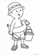 Coloring4free Caillou Coloring Pages Beach Related Posts sketch template