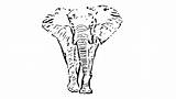 Elefant Plotterdatei sketch template