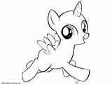 Alicorn Coloring Base Pages Mlp Template Filly Sketchite sketch template