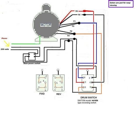 diagram  phase drum switch wiring diagrams dayton