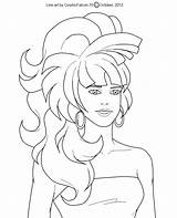 Coloring Jem Pages Holograms Raya Alonso Carmen Choose Board Portrait Getcolorings Getdrawings Library Comments Photobucket sketch template