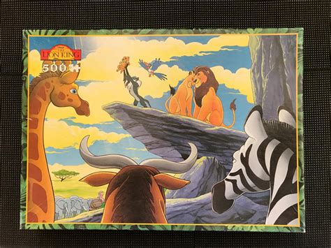 jumbo lion king puzzle  pieces box  lionzd  deviantart