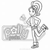 Polly Coloring sketch template