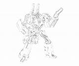 Transformers Brawl Cybertron Laserbeak sketch template