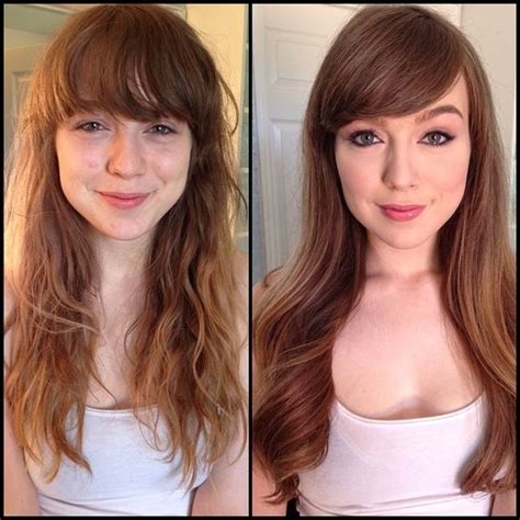what female pornstars look like with and without makeup 25 pics