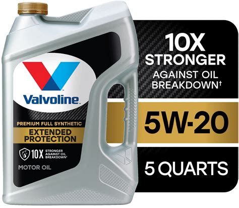 valvoline extended protection premium full synthetic   motor oil