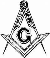 Masonic Freemason Square Symbols Clip Compasses Symbol Compass Lodge sketch template