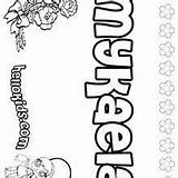 Coloring Myah Pages Hellokids Mylissa Mykaela sketch template