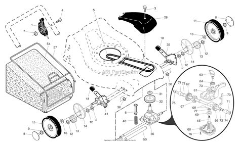 husqvarna  cha    parts diagram  drive assembly