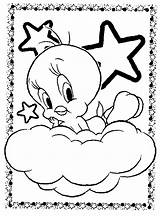 Tweety Coloring Pages Bird Disney Baby Printable Sylvester Kids Cartoon Print Gif Book Character sketch template