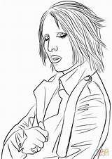 Manson sketch template