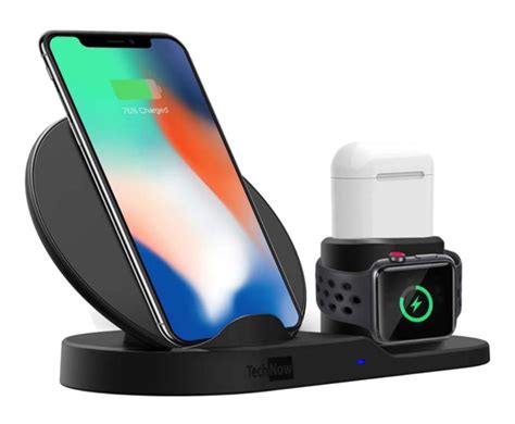 draadloos oplaadstation voor iphone android apple  airpods voordeelvanger