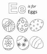 Coloring Egg Letter Pages Easter Eggs Learning Alphabet Worksheets Sheet Playinglearning sketch template