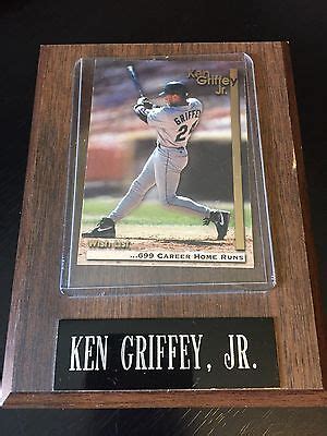 ken griffey jr plaque  baseball card  career home runs
