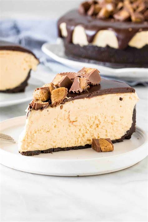 No Bake Peanut Butter Cheesecake Just So Tasty