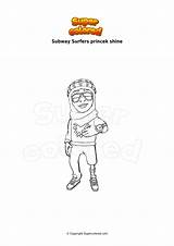 Subway Surfers Ausmalbild Shine Disegno Colorear Supercolored sketch template