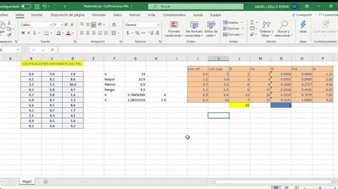 Tabla De Distribucion De Frecuencias En Excel Para Datos No Agrupados