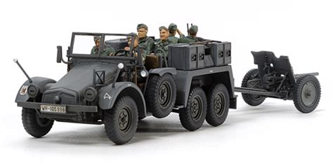 1 48 german 6x4 towing truck kfz 69 with 3 7cm pak