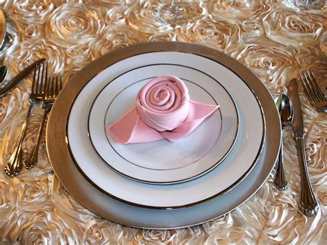 roses linens napkins american event rentals diy wedding napkins wedding napkin folding