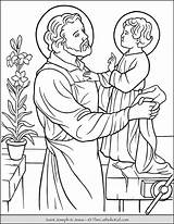 Coloring Thecatholickid St Luke Saints Angelina Cnt sketch template