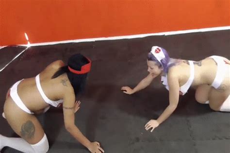 global female catfights and wrestling napali video busty