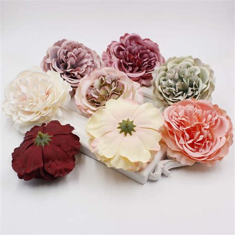 buy new wholesale 10 artificial retro peony flower