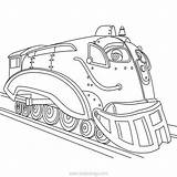 Chuggington Speedy Xcolorings Locomotive 87k sketch template