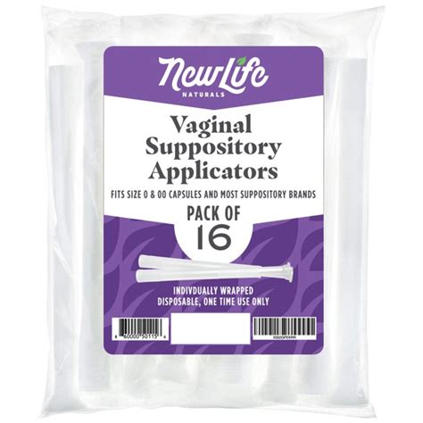 disposable plastic vaginal suppository applicators