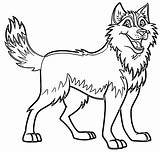 Husky Coloring Pages Dog Kids sketch template