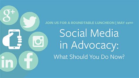 social media  advocacy