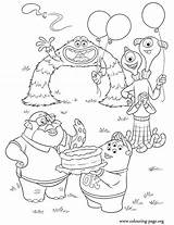 University Coloring Pages Monster Colouring Squishy Disney Inc Books Printable Terri Terry sketch template
