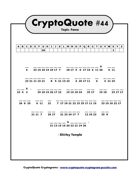 printable cryptograms  rossy printable