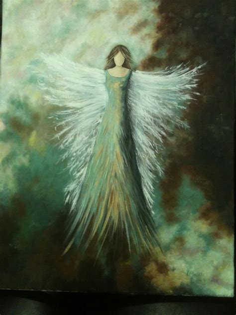 images  angel paintings  pinterest