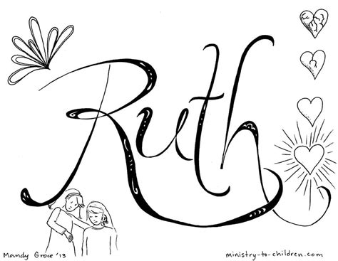 book  ruth coloring pages coloring pages