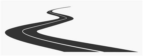 winding road silhouette  transparent background road icon hd png  transparent png