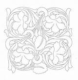 Sheridan Leather искусство кожаное Carving Tooling инструменты кожаные Pattern sketch template