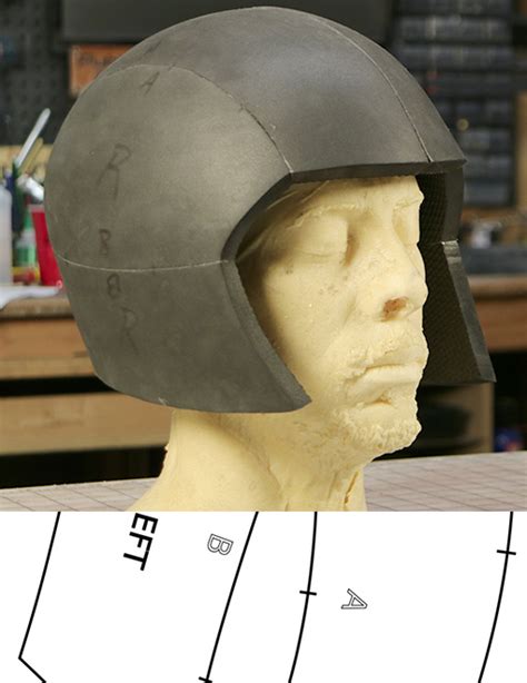 basic cosplay helmet template