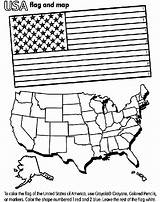 States Coloring America United Pages Flag Color American Map Printables Crayola Print Kids Sheets sketch template