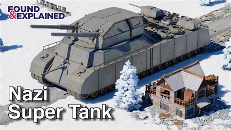 nazi super tank p  ratte largest tank  youtube