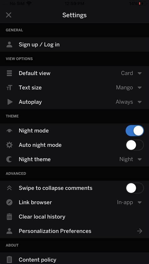 enable dark mode   official reddit app  iphone android smartphones gadget