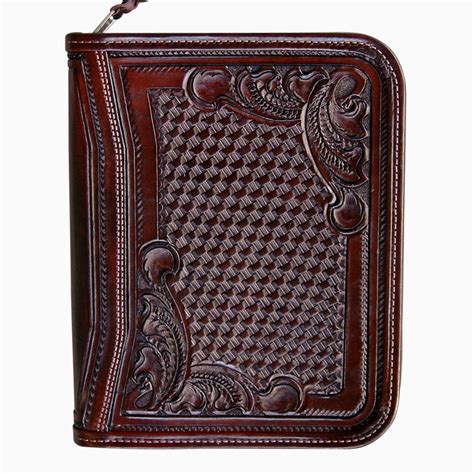 hand  leather ipad case  texas custom crafts custommadecom