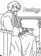 Psalms Coloring Bible Book Books Kids Pdf Answers sketch template