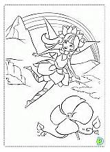 Coloring Dinokids Fairytopia Coloringbarbie sketch template