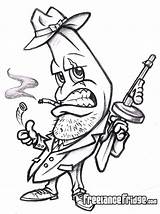 Gangster Drawing Cartoon Drawings Graffiti Banana Characters Funny Draw Chola Tattoo Clipart Cartoons Girl Getdrawings Paintingvalley Deviantart Library Collection sketch template