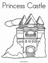 Princess Castle Coloring Built California Usa sketch template