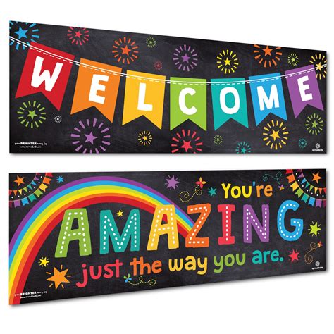 sproutbrite classroom decorations bannerposter  banner